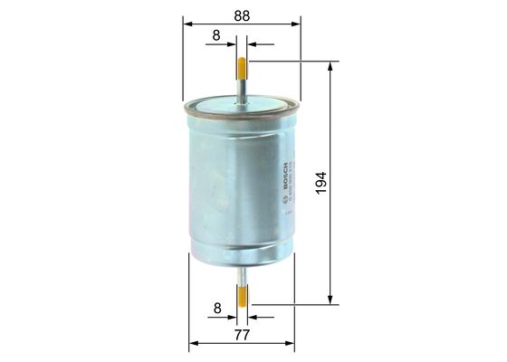 F5216 YAKIT FİLTRESİ B.Y TIP VOLVO 850 (91-96) C70 (98-05) S70 (97-00) V70 (97-00)XC70 (97-02)  S90 2.9 (97-98) ( BÜYÜK TYP TIRNAKSIZ ) – 0450905216