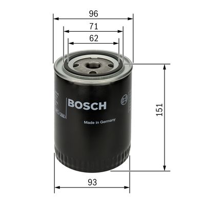 P3012 YAG FİLTRESİ P3012 GOLF3 CADDY2 TOLEDO PASSAT TRANSPORTER T4 AHU AFN AVG 1.9 TDI – 0451203012