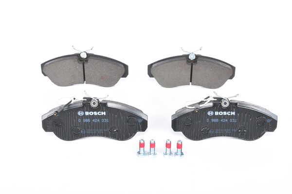FREN BALATASI CITROEN FIAT PEUGEOT BOXER 1.9 DİESEL BOXER 1.9 DİESEL TURBO BOXER 2.0 BOXER 2.0 HD İ; BOXER 2.0İ; BOXER 2.5 DİESEL; BOXER 2.5 DİESEL – 0986424031