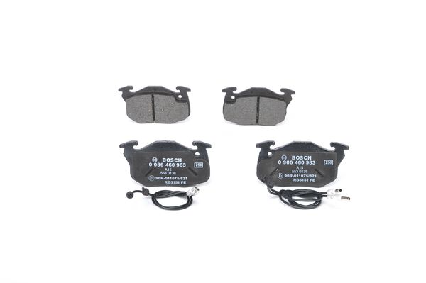 FREN BALATASI CITROEN PEUGEOT 306 1.1İ 306 1.4 306 1.4İ 306 1.6İ 306 1.6İ CABRİOLET 306 1.8 DİES EL; 306 1.8Y; 306 1.8Y CABRYOLET; 306 1.9 DYESEL; – 0986460983