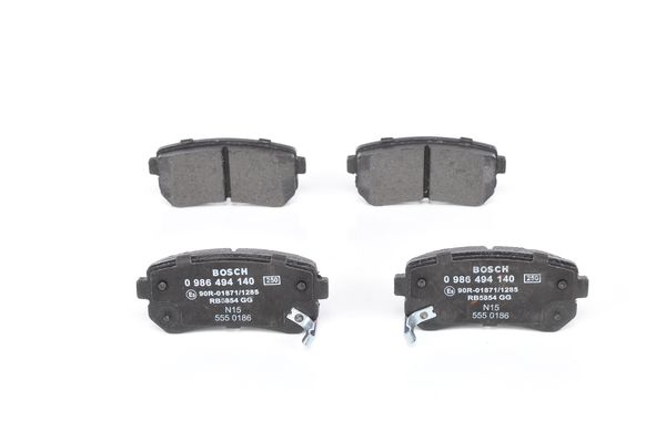 DİSK FREN BALATASI ARKA HYUNDAI ACCENT 05-10 İX20 10> İX35 İ30 2007-11 SONATA V 05– KIA CEED 06-12 CERATO 08> RIO 05> SPORTAGE 04-11 – 0986494140
