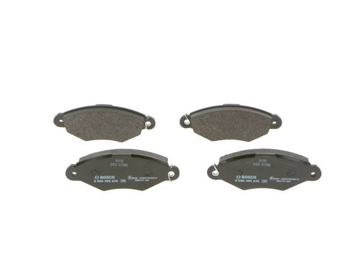 ÖN FREN BALATASI(CIVATASIZ) RENAULT KANGOO 97– -XSARA 97– PEUGEOT P206 98– – 0986495235