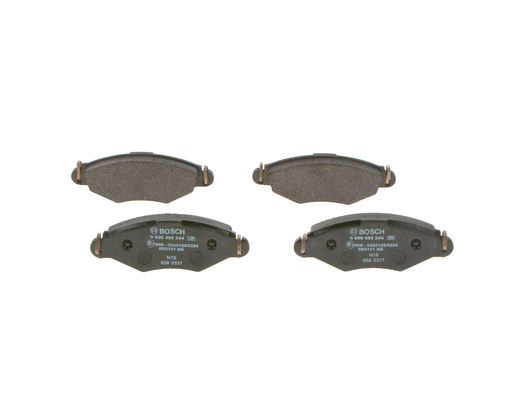 FREN BALATA ÖN PEUGEOT P206  98– P206+  06– RENAULT KANGOO  0986TB2316 – 0986495244