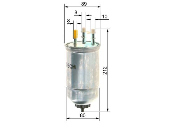 NM004 YAKIT FİLTRESİ (MAZOT) DACIA LOGAN 1.5 DCI, SANDERO 1.5 DCI – 09864B2004