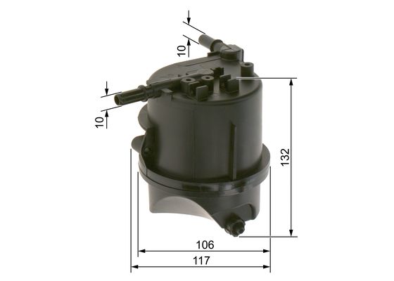 NM006 YAKIT FİLTRESİ KOMPLE P107 P206 P207 P307 C1 C2 C3 NEMO BIPPER DV4TD 1.4HDI 8V FIESTA FUSION 1 .4TDCI – 09864B2006