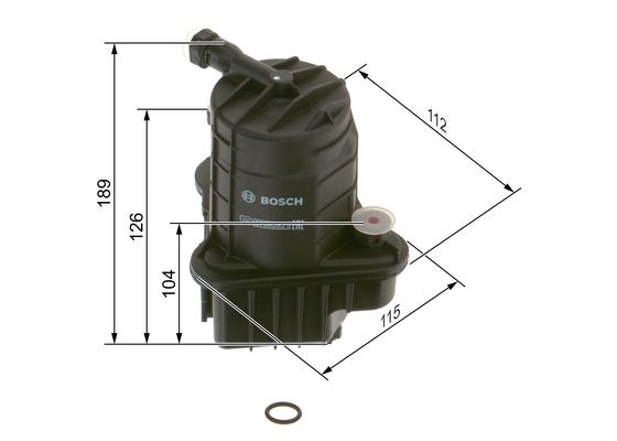 NM025 DİZEL YAKIT FİLTRESİ RENAULT CLİO III 1.5 DCİ; CLİO III 1.5 DCİ GRANDTOUR; MODUS 1.5 DCİ – 09864B2025
