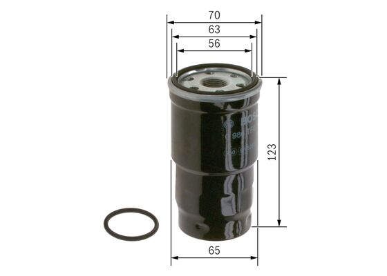 MAZOT FİLTRESİ TOYOTA COROLLA 04-07 1.4 D4D AVENSIS 03-08 2.0 D4D 1457434440 – 0986TF0166