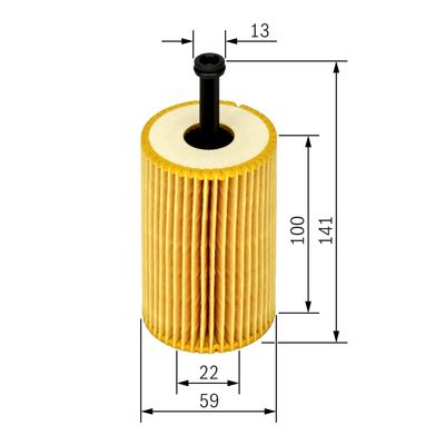 P9193 (0986TF0093) YAĞ FİLTRESİ PEUGEOT PARTNER-CİTROEN BERLİNGO (96-)-P106 (97-)-P206 (98-)-P306 (9 3-01)-P307- C3 – 1457429193