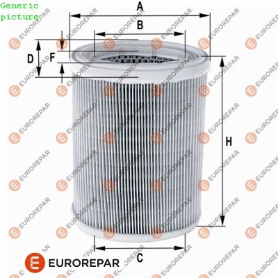 ERP HAVA FILTRESI 106-306-PARTNER-XSARA-BERLINGO TU3JP 1.4 8V (1444.E5) – EUROREPAR (PSA) Orijinal Yedek Parça - Parçacı Kadir
