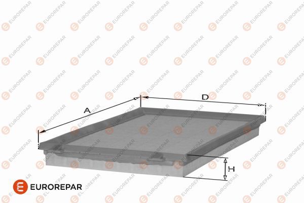 ERP HAVA FILTRESI KARE COROLLA 1,4I 1,6I 99->01  – EUROREPAR (PSA) 1682266480  EUROREPAR (PSA)
