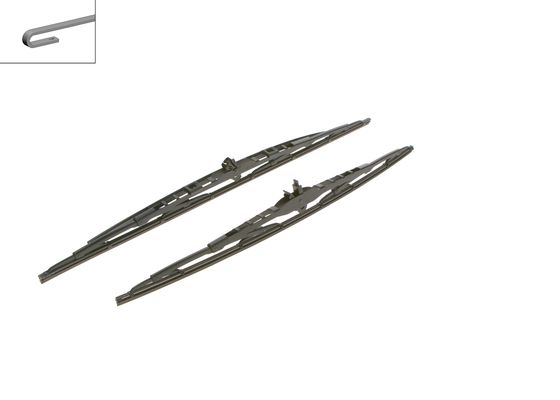 TWİN RÜZGARLIKLI SİLECEK SETİ – [600/530 MM] MERCEDES; PORSCHE; VOLVO; VW AMAROK 2 .0 BİTDI; AMAROK 2.0 BİTDI 4MOTİON; AMAROK 2.0 TDI – 3397001802
