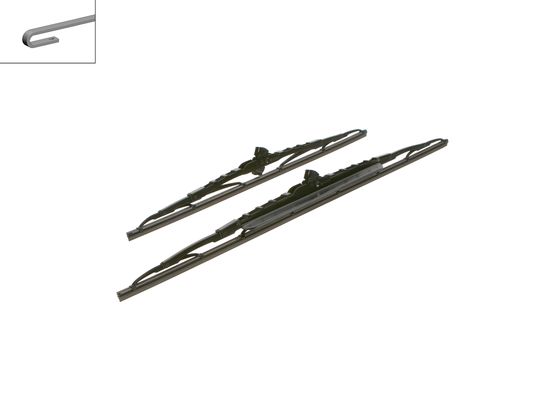 RÜZGARLIKLI SİLECEK TK EM TELLİ [600/450 MM] CITROEN; DACIA; DODGE; FORD; HYUNDAI; IRAN KHODRO (IKCO – 3397118303