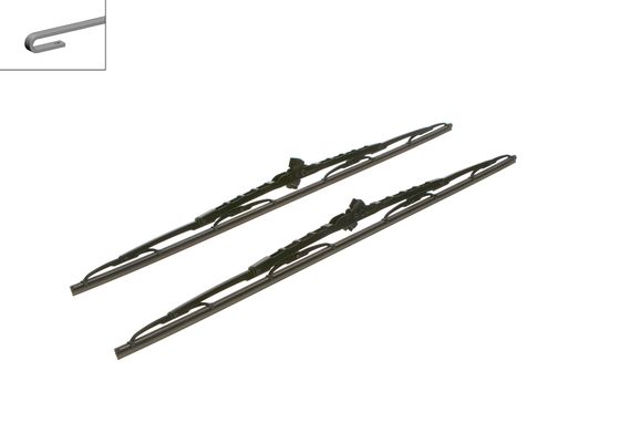 TWİN SİLECEK SETİ – [650/650 MM] ASTRA; CHRYSLER; CITROEN; DODGE; FIAT; HINO; IVECO; LANCIA; MITSUBI SHI; NISSAN; OPEL; PEUGEOT; RENAULT; VAUXHALL 807 – 3397118320