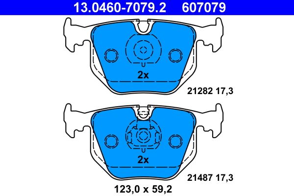 BMW FREN BALATASI ARKA RANGE ROVER 02-09 / BMW E53 E83 E46