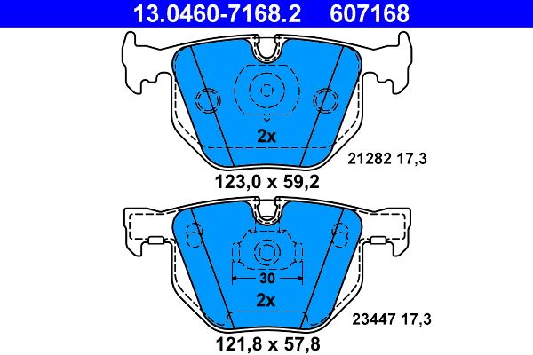 BMW FREN BALATASI ARKA BMW E65 E66