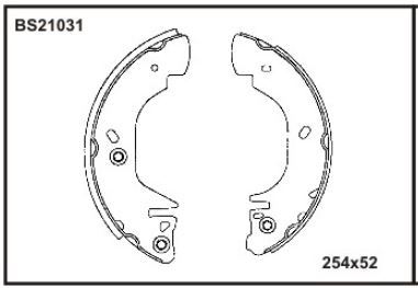 FORD ARKA FREN PABUCLU BALATA TRANSIT T12 2.5D 94>00