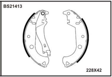 FIAT ARKA FREN BALATASI PABUC DOBLO ALBEA 1.2 / 1.3 / 1.4 / 1.6 / 1.9