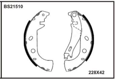 FIAT ARKA FREN BALATASI PABUC MAREA ALBEA PALIO WEEKEND 1.2 / 1.4 / 1.6 / 1.9 96>