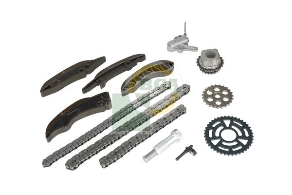 BMW EKSANTRIK ZINCIR SETI ALT UST KOMPLE 2XGERICI+2XZINCIR+4XKIZAK+2XDISLI+KECE BMW N47