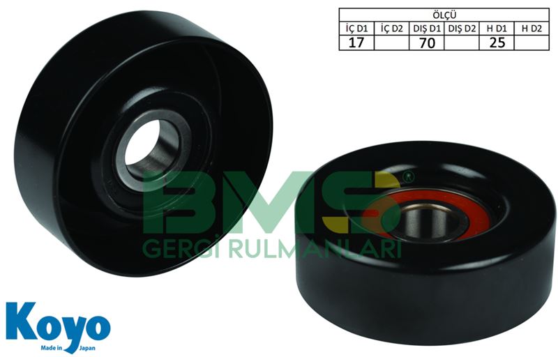 FORD ALTERNATOR KASNAGI ESCORT FIESTA FOCUS KA 1.2 / 1.3 / 1.4 / 1.6 / 1.8 16V 95>06 OLCU: (17 X 70 X 25)