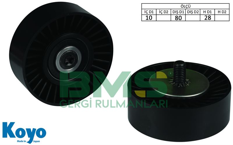 BMW V KAYIS GERGI RULMANI BMW E81 E87 E90 F10 M57 N43 N45 N46 N47 N54 N57
