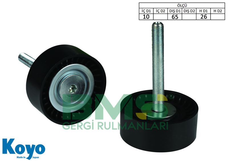 FIAT ALTERNATOR GERGI RULMANI 17x65x25.5 DOBLO LINEA ALBEA PUNTO PALIO BIPPER NEMO 1.3HDI FIORINO 1.3JTD