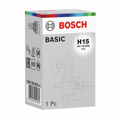 UNIVERSAL AMPUL BASIC H15 12V 15/55W PGJ23T-1