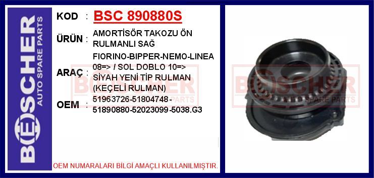 FIAT AMORTISOR TAKOZU ON SAG FIORINO BIPPER NEMO LINEA 07> DOBLO III 09> COMBO III 10>