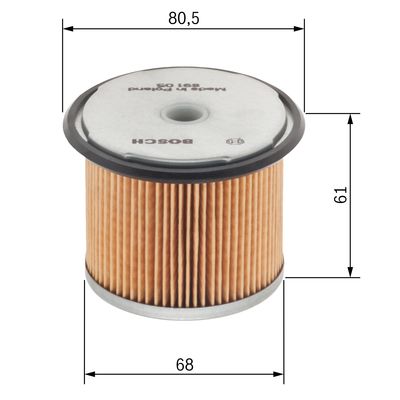 YAKIT FILTRESI (MAZOT) PARTNER 1.9 XUD9 / SCUDO 1.9TD – BSH-1457429291