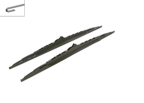 SİLECEK SÜPÜRGESİ TAKIM RÜZGARLIKLI SİLECEK TWIN (680+680mm) – BSH-3397005046