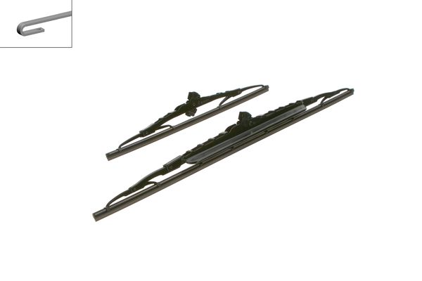 SILECEK SÜPÜRGESI TAKIM RUZGARLIKLI TWIN (575+360mm) – BSH-3397010404
