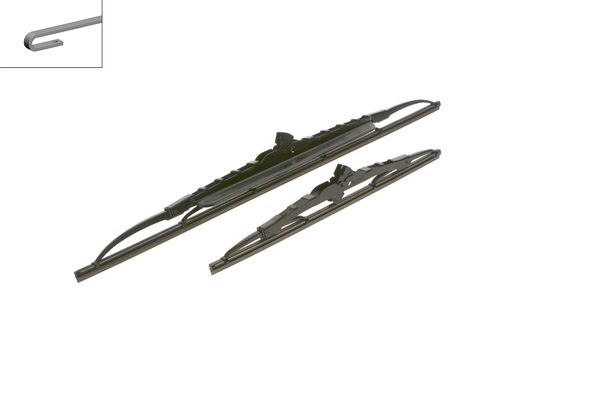 SILECEK SÜPÜRGESI TAKIM RÜZGARLIKLI SILECEK TWIN (530+340mm) – BSH-3397010406
