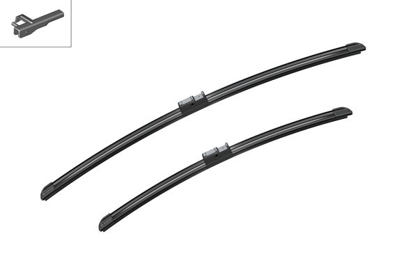 SILECEK SÜPÜRGESI TAKIM CADDY 04-10 / OCTAVIA 04-12 / A3 02-04 / GOLF5 03-05 / JETTA 05-06 ÇIFT DELIK 24″+19″ A936S (600mm+480mm)