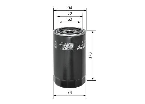 YAG FILTRESI BM TRACTORS / BMC / DAF / NISSAN / OTOKAR / SCANIA / TEMSA VIDALI TIP – BSH-F026407129
