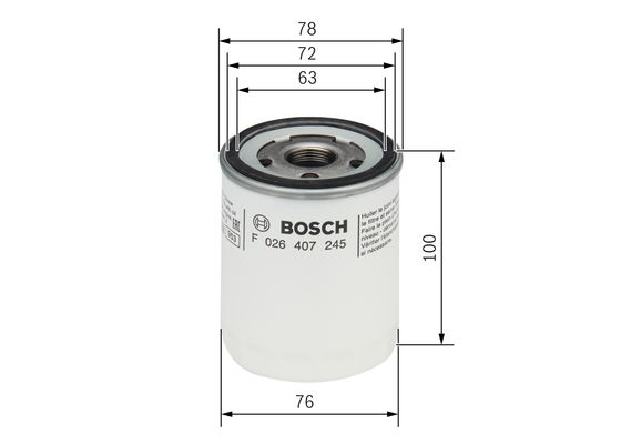 YAĞ FİLTRESİ TRANSIT V362 / V363 17= 2.0 PANTER – BSH-F026407245