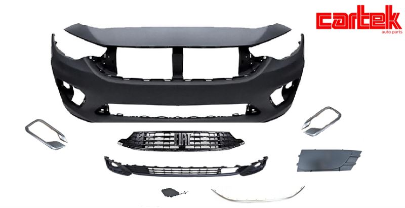 FIAT TAMPON ON EGEA 2021 TAKVIYELI FULL SET SISLI + GRI CERCEVELI 8 PARCA