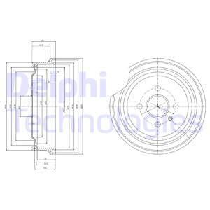FREN KAMPANA ARKA ASTRA F / ASTRA G / ASTRA H / CORSA C 1.4-1.6-1.8 – DEL-BF367