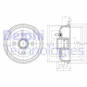 FORD ARKA KAMPANA FORD ESCORT (GENIS TIP)  95>01 203 X  49