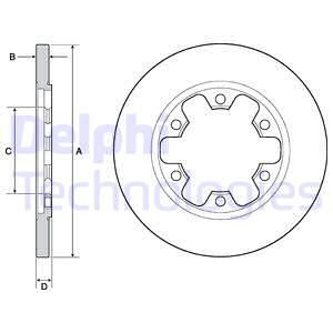 FORD ARKA FREN DISKI YENI KASA TRANSIT V363 CIFT TEKER 6 BIJON 14>