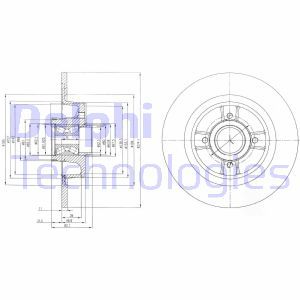 RENAULT ARKA FREN DISK AYNASI(DISKI) RENAULT MEGANE I SCENIC II 1.4 / 1.6 / 1.8 / 1.9 / 2.0 ABSLI RULMANLI