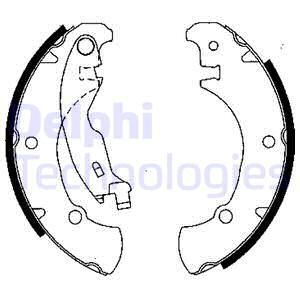 FIAT ARKA FREN BALATASI PABUC BRAVA BRAVO MAREA 1,2 / 1,4 / 1,6 / 1,8 / 1,9 96>02