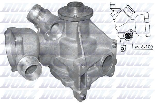 MERCEDES DEVIRDAIM POMPASI (M103) 190 W201 86>93 W126 86>91 R107 85>89 W126 86>91
