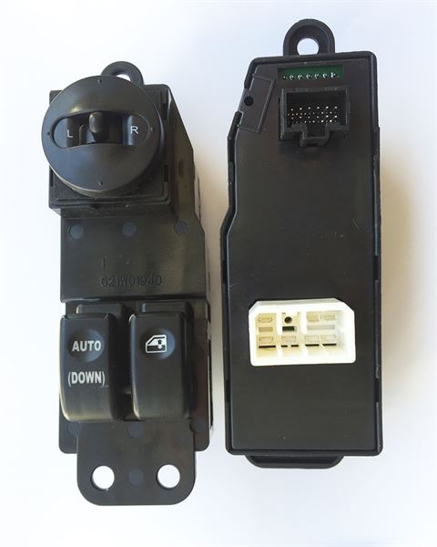 HYUNDAI CAM DUGMESI HYUNDAI STAREX 02- SOL ÖN ÇIFTLI (2 TUS + AYNA AYAR)- 19 FIS