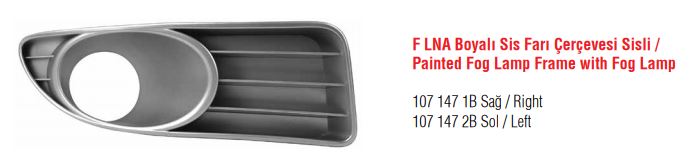 FIAT SIS FAR CERCEVESI SAG SISLI BOYALI LINEA