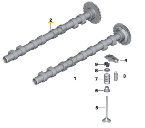 BMW EKSANTRIK MILI BMW E81 E87 E88 E82 E90 E91 E92 E93 E60 E61 E84 E83 EGZOZ N47