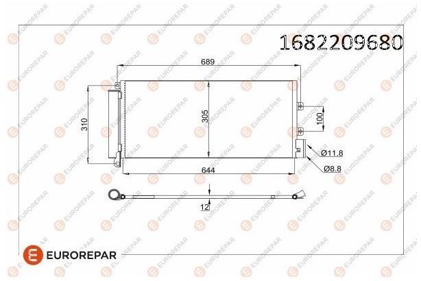 FIAT KLIMA RADYATORU LINEA 1.3JTD (1 SIRA ALB)