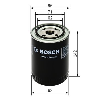 P7053 YAĞ FİLTRESİ CITROEN; FIAT; IVECO; PEUGEOT BOXER 2.8 DİESEL TURBO; BOXER 2.8 HDİ; DAİLY 29 L 1 0; DAİLY 29 L 12; DAYLY 35 C 10; DAYLY 35 C 12; DA – F026407053