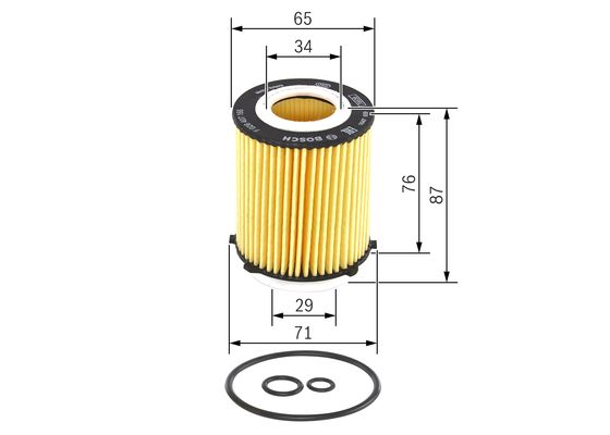 P7166 YAG FİLTRESİ MERCEDES W204 W205 W176 W177 – F026407166
