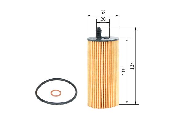 P7205 YAĞ FİLTRESİ BMW 114 D; 116 D; 116 D EFFİCİENTDYNAMİCS; 116 İ; 118 D; 118 D XDRİVE; 118 İ; 120  D; 120 D XDRYVE; 120 Y; 125 D; 125 Y; 218 D CABRY – F026407205