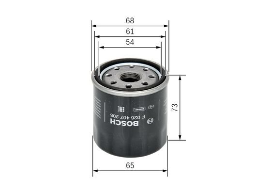 P7208 YAĞ FİLTRESİ CITROEN; PEUGEOT; TOYOTA 107 1.0; 108 1.0 VTİ; C1 1.0; COROLLA 1.6 VVT-İ; YARİS 1 .3; YARYS 1.3 DOHC EFI; YARYS 1.5 DOHC EFI – F026407208
